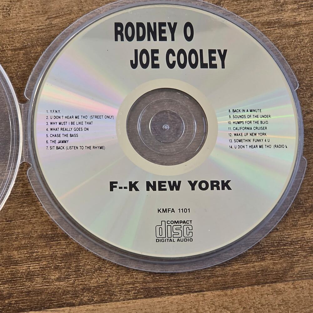Vtg 1993 Rodney O & Joe Cooley F__k New York CD RAP HIP HOP